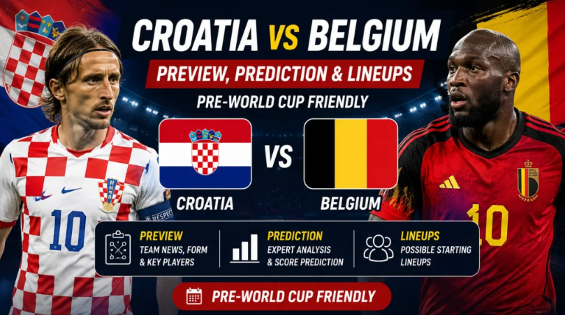 Horvátország és Belgium a sorsdöntő vb-főpróbára készül Rijekában